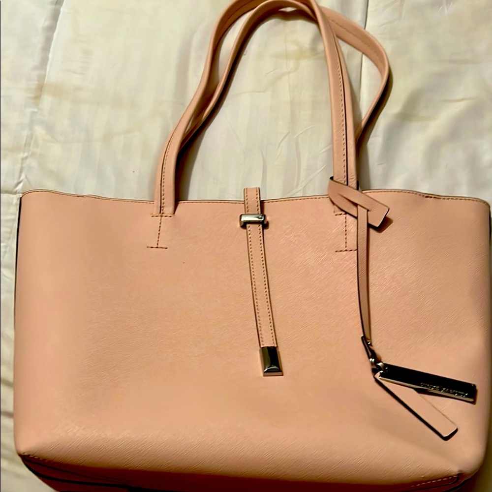 Women’s Peach Tote Bag with Gold Hardware
